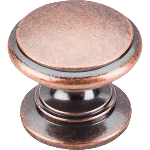 Top Knobs - Ray 1 1/4 Inch Diameter Round Knob - Antique Copper