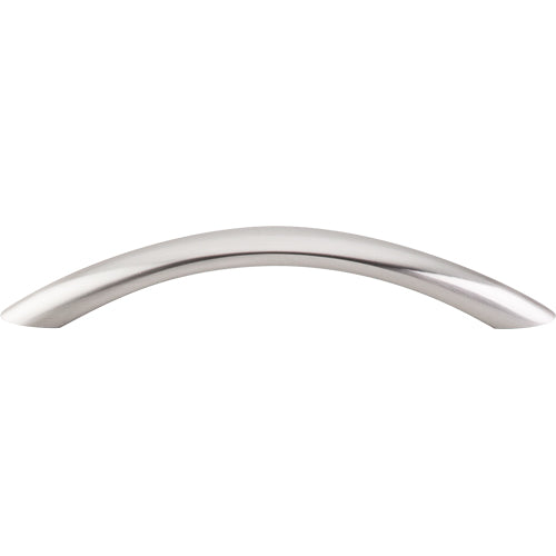 Top Knobs - Bow 5 1/16 Inch Center to Center Bar pull - Brushed Satin Nickel