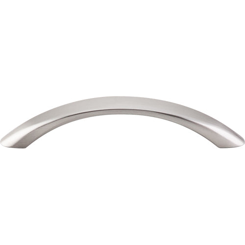 Top Knobs - Bow 3 3/4 Inch Center to Center Bar pull - Brushed Satin Nickel