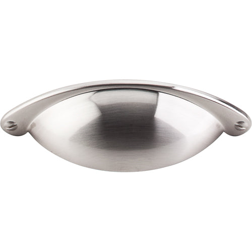 Top Knobs - Arendal 2 1/2 Inch Center to Center Cup/Bin pull - Brushed Satin Nickel