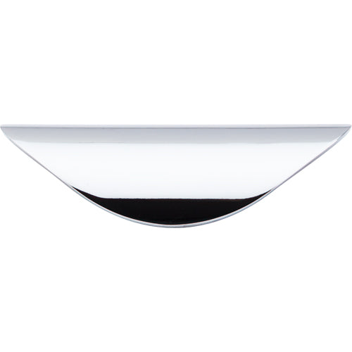 Top Knobs - Nouveau Cup 1 1/4 Inch Center to Center Cup/Bin pull - Polished Chrome