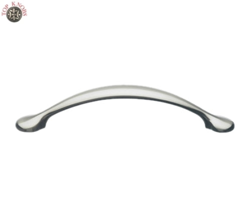 Top Knobs - Honeyman 5 1/16 Inch Center to Center Bar pull - Brushed Satin Nickel