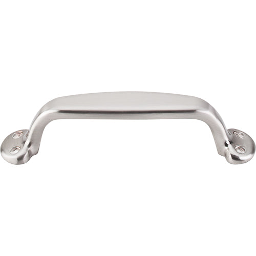 Top Knobs - Trunk 3 3/4 Inch Center to Center Bar pull - Brushed Satin Nickel