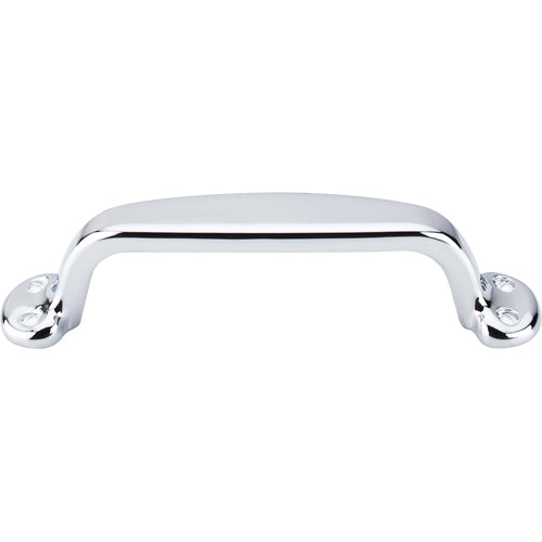 Top Knobs - Trunk 3 3/4 Inch Center to Center Bar pull - Polished Chrome