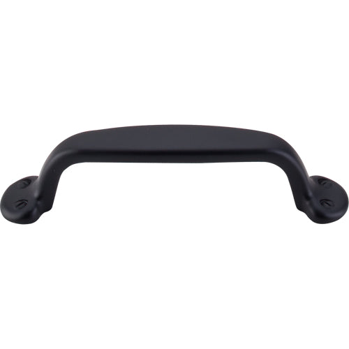 Top Knobs - Trunk 3 3/4 Inch Center to Center Bar pull - Flat Black