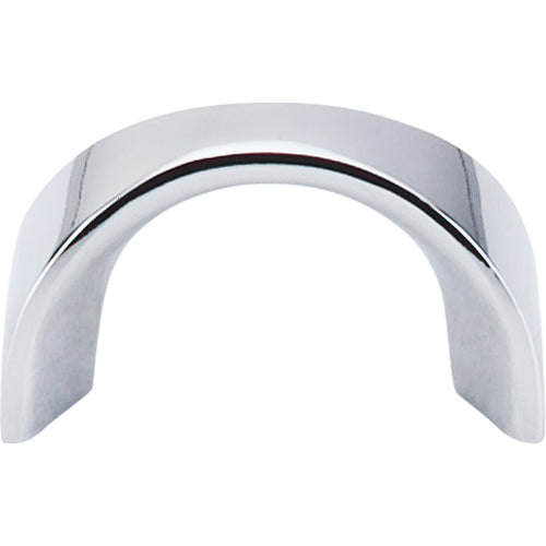 Top Knobs - Crescent 1 1/4 Inch Center to Center Bar pull - Polished Chrome