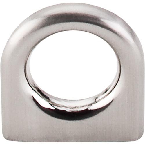 Top Knobs - Ring 5/8 Inch Center to Center Round Knob - Brushed Satin Nickel