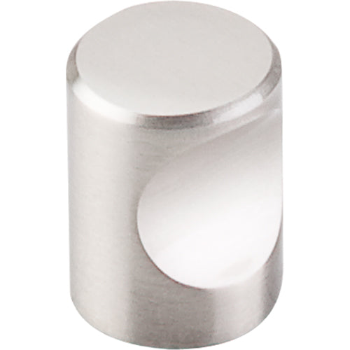 Top Knobs - Indent 3/4 Inch Diameter Round Knob - Brushed Satin Nickel