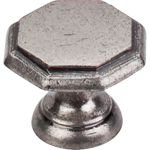 Top Knobs - Devon 1 1/4 Inch Diameter Round Knob - Pewter Antique