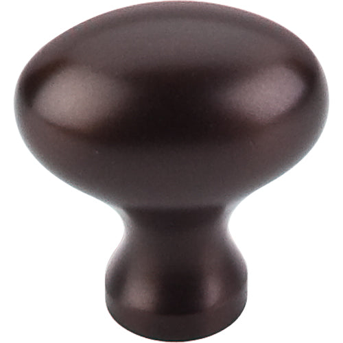 Top Knobs - Egg 1 1/4 Inch Length Oval Knob - Oil Rubbed Bronze