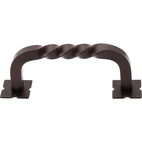 Top Knobs - Square Twist 3 Inch Center to Center Bar pull - Oil Rubbed Bronze