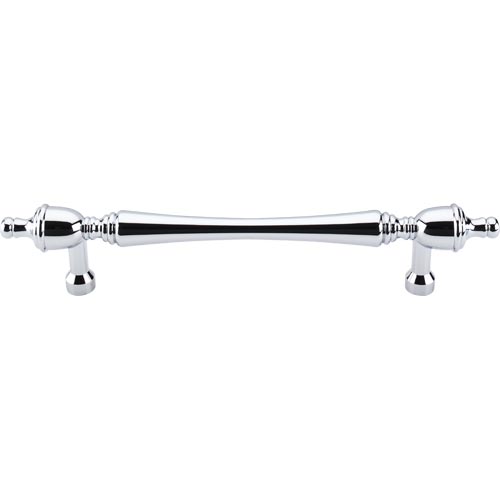 Top Knobs - Somerset Finial 7 Inch Center to Center Bar pull - Polished Chrome