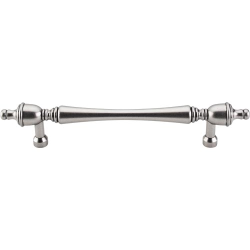 Top Knobs - Somerset Finial 7 Inch Center to Center Bar pull - Pewter Antique