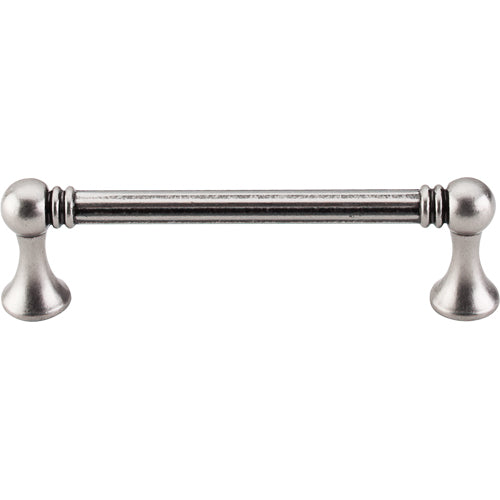 Top Knobs - Grace 3 3/4 Inch Center to Center Bar pull - Pewter Antique