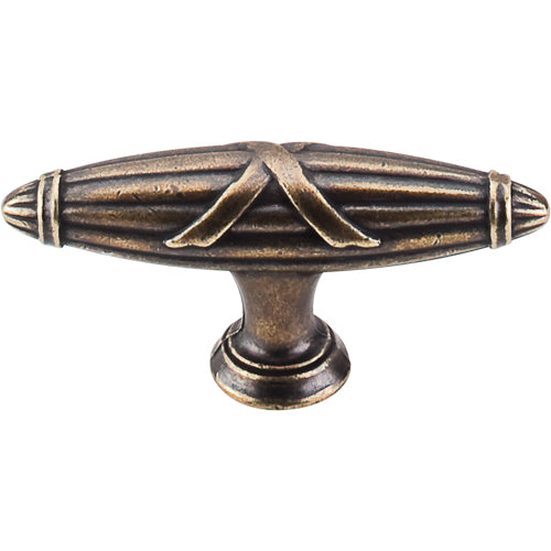 Top Knobs - Ribbon & Reed 2 3/4 Inch Length Geometric Knob - German Bronze