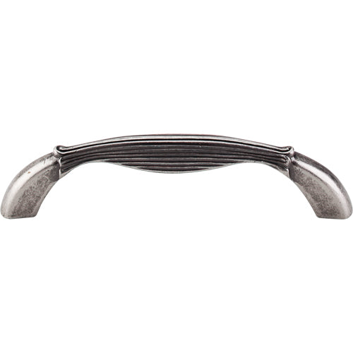 Top Knobs - Straight 3 3/4 Inch Center to Center Bar pull - Pewter Antique