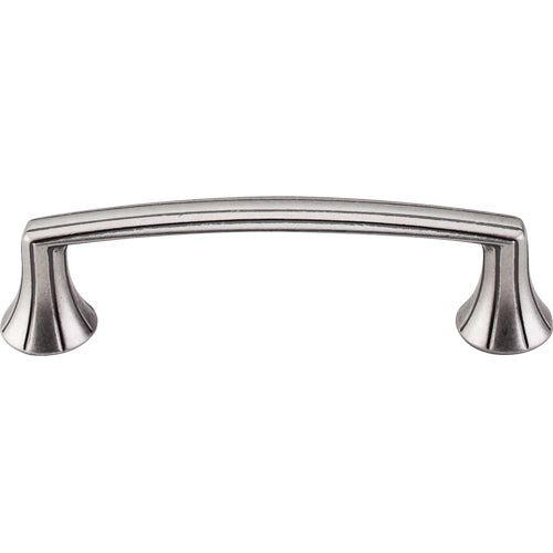 Top Knobs - Rue 3 3/4 Inch Center to Center Bar pull - Pewter Antique