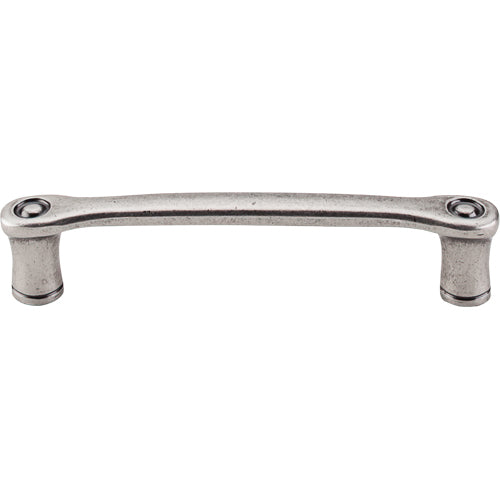 Top Knobs - Link 3 3/4 Inch Center to Center Bar pull - Pewter Antique