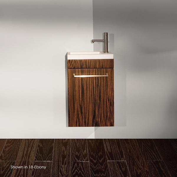 Lacava - Marietta Wall-Mount Under-Counter Vanity With One Adjustable Shelf Behind A Door
