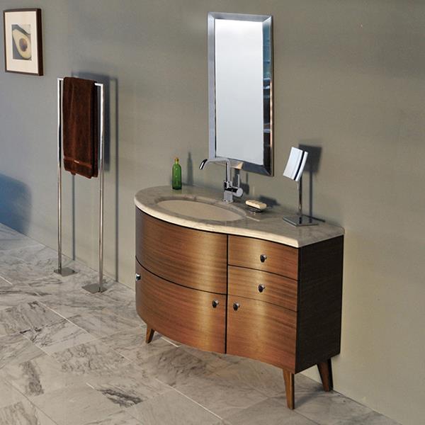 Lacava - Flou Free-Standing Wood Base With Three Drawers And One Door