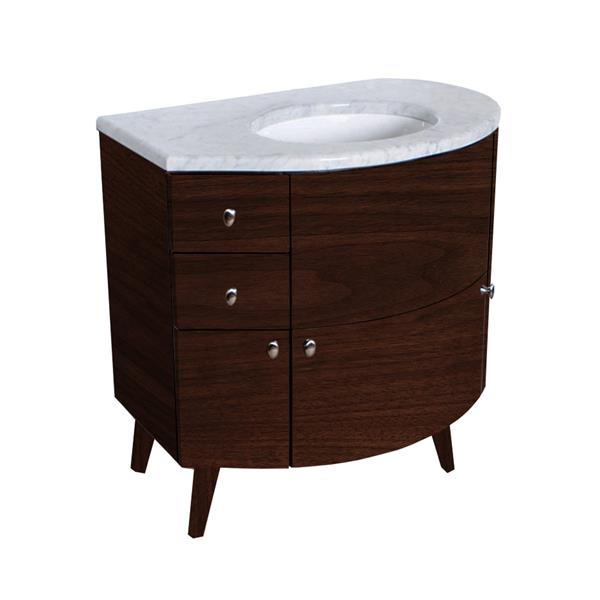 Lacava - Flou Free-Standing Wood Base With Three Drawers And One Door