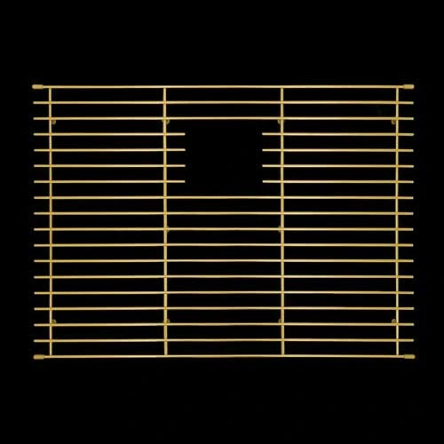 Mila - Solid Stainless Steel Bar Basin Grid - 24.5 X 17.5 Gold