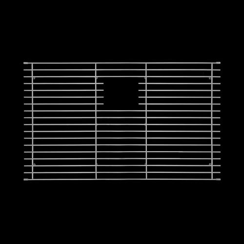 Mila - Solid Stainless Steel Bar Basin Grid  - 29.5 X 17.5 Satin Brushed SS