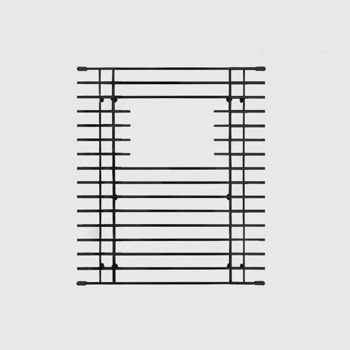 Mila - Solid Stainless Steel Bar Basin Grid - 14.5 X 16 Graphite