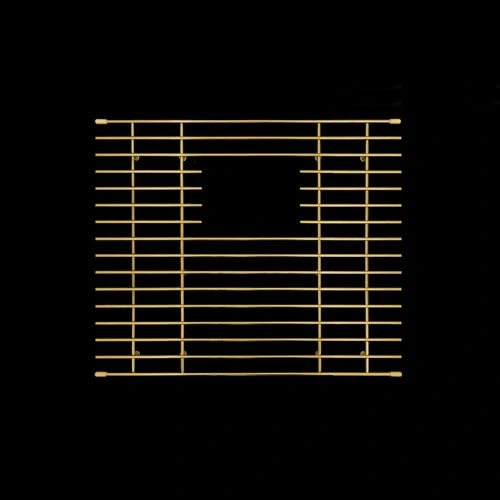 Mila - Solid Stainless Steel Bar Basin Grid - 18.5 X 16 Gold