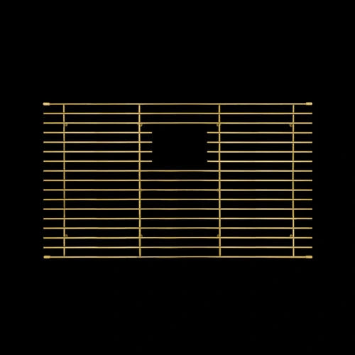 Mila - Solid Stainless Steel Bar Basin Grid - 28.5 X 16 Gold