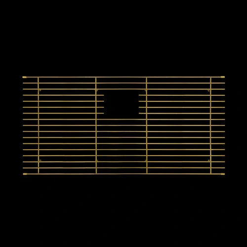 Mila - Solid Stainless Steel Bar Basin Grid - 31.5 X 16 Gold