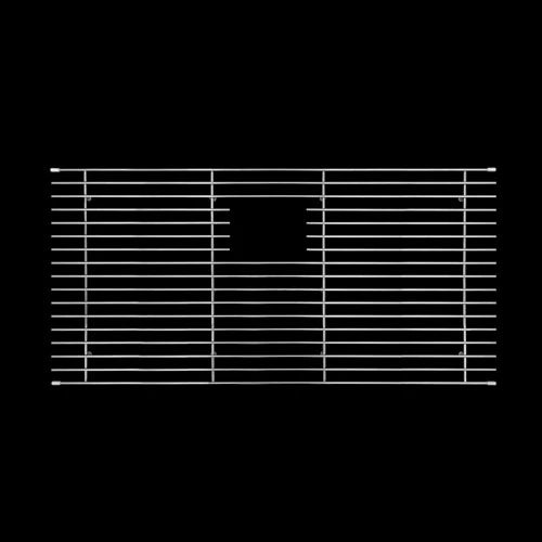 Mila - Solid Stainless Steel Bar Basin Grid  - 31.5 X 16 Satin Brushed SS