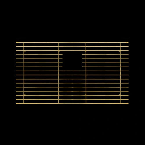 Mila - Solid Stainless Steel Bar Basin Grid - 30.5 X 16 Gold