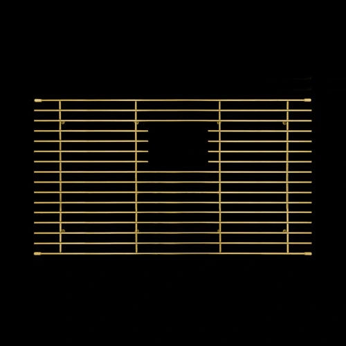 Mila - Solid Stainless Steel Bar Basin Grid  - 26.5 X 16 Gold