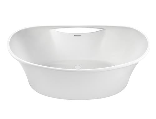 MTI - Basics Acrylic Cxl Freestanding Bathtub Double Slipper Soaker - White (60X32)
