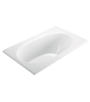 MTI - Rectangular Basics Drop In Bathtub with Oval Bathing (60X36)