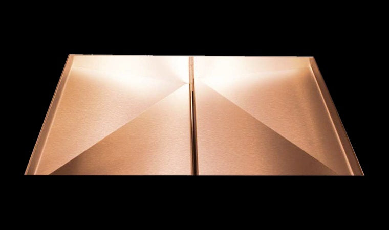 Mila - Güell Bathroom Under-Mount - 22.25 X 15.25 Rose Gold