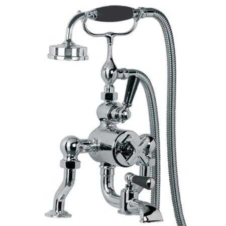 Lefroy Brooks - Exposed Mackintosh Deck Mounted Thermostatic Bath & Shower Mixer