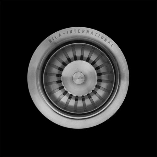 Mila - Solid Brass Sink Strainer  - Satin Brushed SS