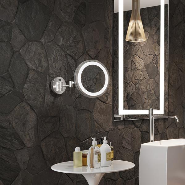 Electric Mirror - Blush LED Makeup Mirror – PlumbTile