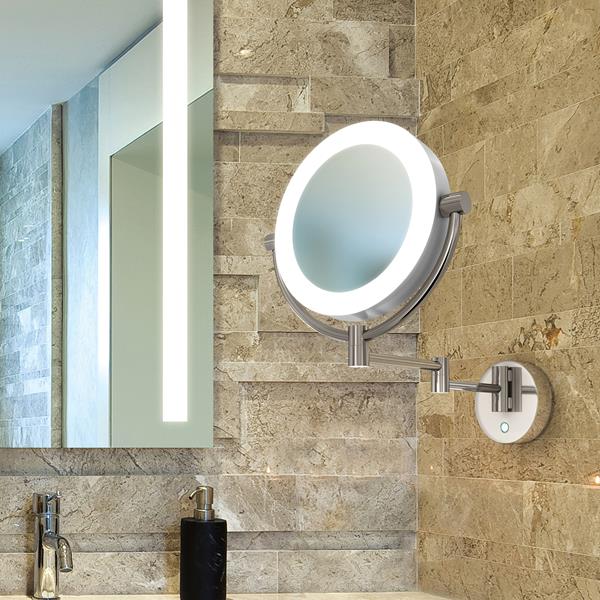 Electric Mirror - Charm LED Makeup Mirror - Chrome