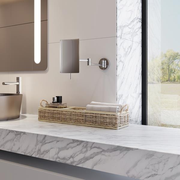 Electric Mirror - Contour Makeup Mirror - Polished Stainless