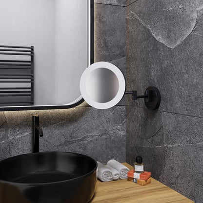 Electric Mirror - Glamour LED Makeup Mirror - Matte Black