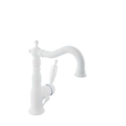 Baril - VIctoire B74 Antique style single hole lavatory faucet, drain included