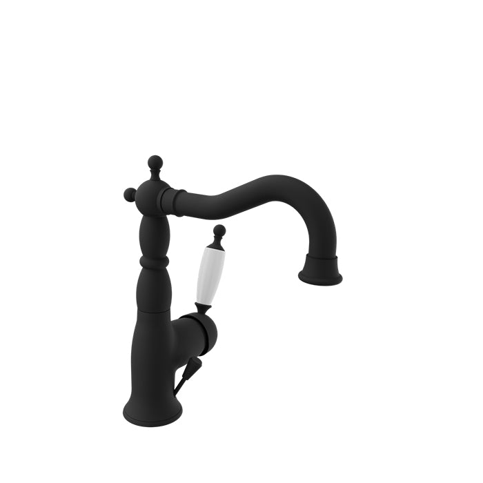 Baril - VIctoire B74 Antique style single hole lavatory faucet, drain included