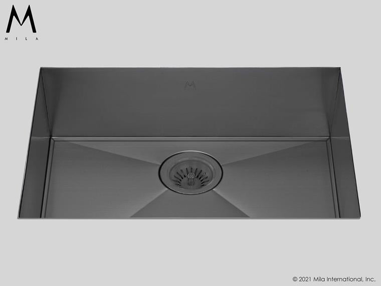 Mila - Orion Single Bowl Under Mount - 31 X 18.5 Graphite