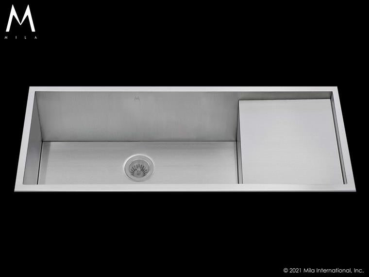 Mila - Atelier Prepboard Tri-Mount - 48 X 19.5 Satin Brushed SS