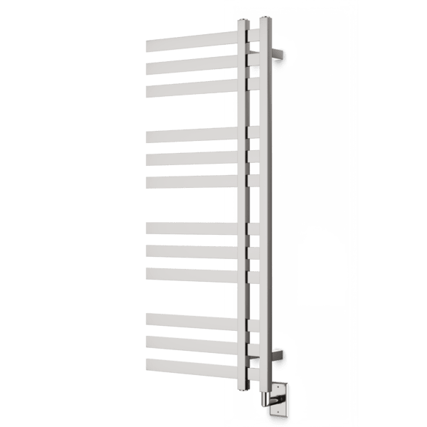 Artos - Lioni Square 48 x 20 Inch Hardwired Towel Dryer with Hardwire Kit on Right