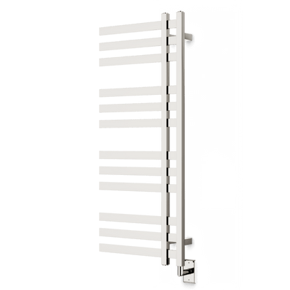 Artos - Lioni Square 48 x 20 Inch Hardwired Towel Dryer with Hardwire Kit on Right