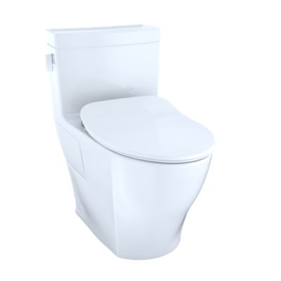 Toto - Legato WASHLET+ One-Piece Skirted Toilet with CEFIONTECT and Ultra Slim SoftClose  Seat